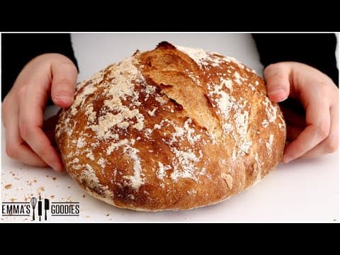 3 Ingredient Italian NO KNEAD BREAD