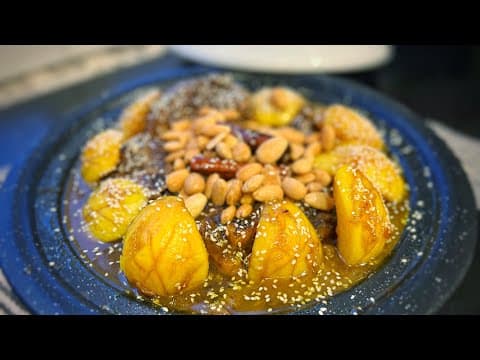 Tajine d'agneau aux poires caramélisées