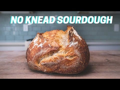 NO KNEAD Tartine Sourdough Bread