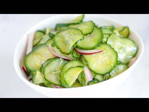 Easy Cucumber Salad Recipe