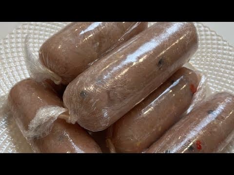 Homemade Pork Roll (Fermented Sausage)