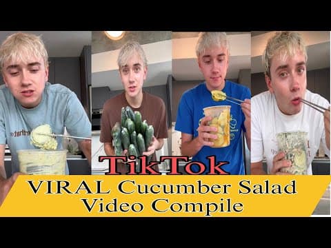 TikTok “Logan’s" Viral Cucumber Salad Recipe