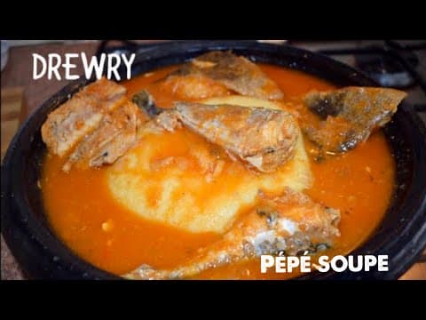 Spicy Mackerel Soup African Style