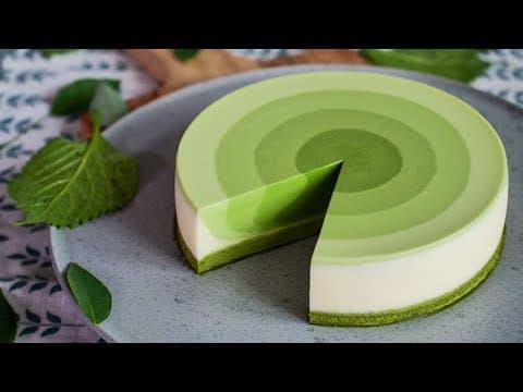 [Eng Sub]Matcha mousse cake 我Amanda带着既美又作的抹茶甜点又来了！【曼食慢语】*4K