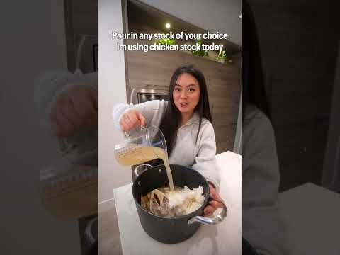 chicken congee with leftover rotisserie chicken