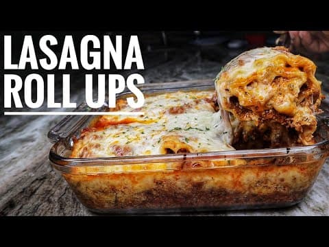 Easy Lasagna Roll Ups