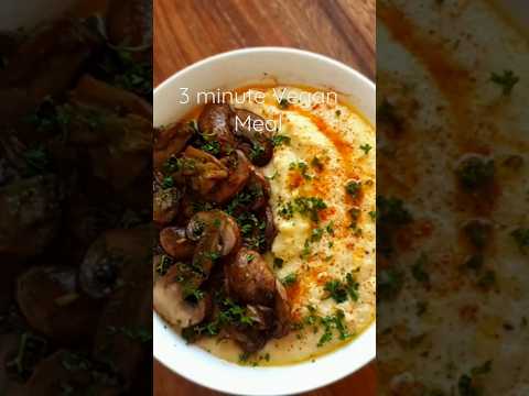 Enjoy this 3 minute Vegan Polenta!
