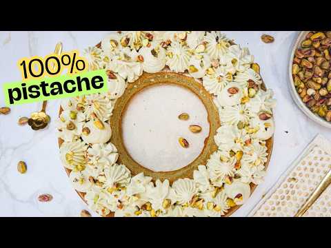 Gâteau 100 % pistache - Delicious French dessert with medium difficulty. Perfect recipe converted from YouTube video to PDF format.
