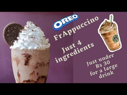 Oreo Frappuccino