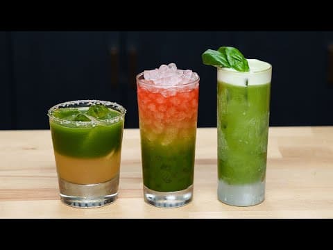3 Matcha Cocktails for summer