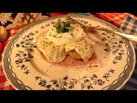Sautéed Artichokes, Poached Egg, Cream Sauce and Ham - Delicious French appetizer with easy difficulty. Perfect recipe converted from YouTube video to PDF format.