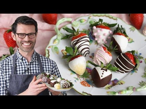 Easy Chocolate Covered Strawberries