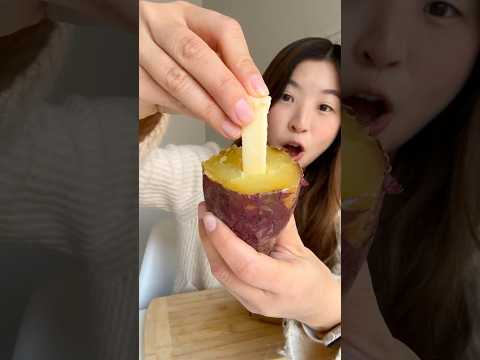 Trying the Viral Sweet Potato Cheese Hack 🍠🧀