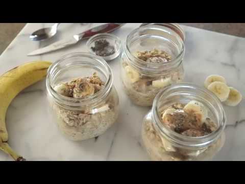 Peanut Butter Banana Overnight Oats