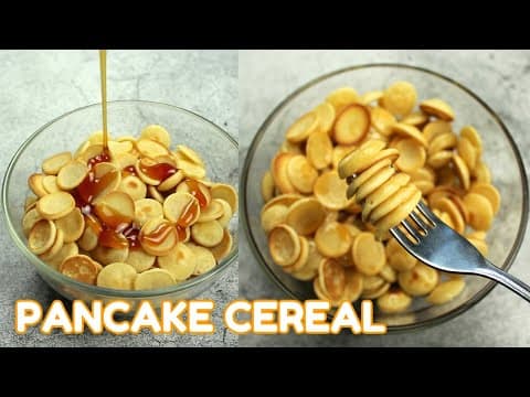 5 MINUTES PANCAKE CEREAL