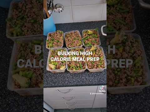 Bulking High Calorie Meal Prep!!!