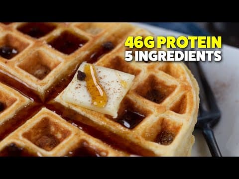Protein Waffles with Simple Ingredients