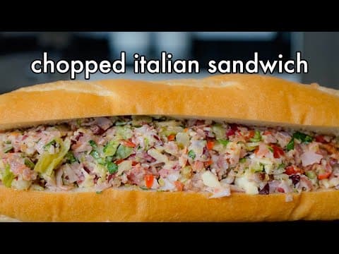 Chopped Italian Sandwich