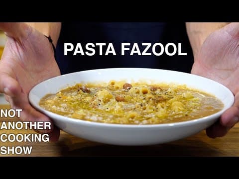 creamy PASTA E FAGIOLI the Italian way