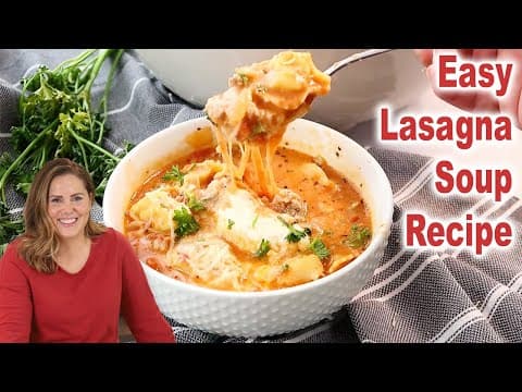 Easy Lasagna Soup Recipe-30 Minute Meal