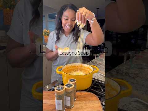 Lasagna soup is one of my favorites!
