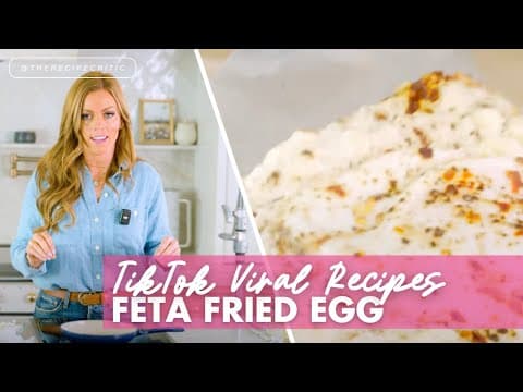Trying Viral Recipes, the Feta Fried Egg