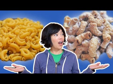$1 Snacks Made From Pasta -- MACARONI Chicharrones