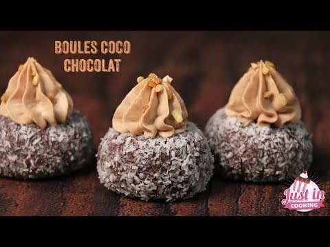 Small no‑bake coconut chocolate biscuits - Delicious French dessert with medium difficulty. Perfect recipe converted from YouTube video to PDF format.