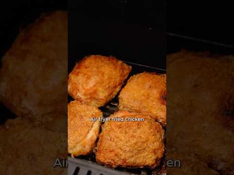 Air fryer fried chicken with 4 simple tips! 🍗