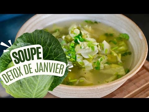 La soupe aux choux que je mange 2 soirs par semaine pour me sentir plus léger