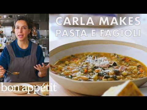 Carla Makes Pasta e Fagioli