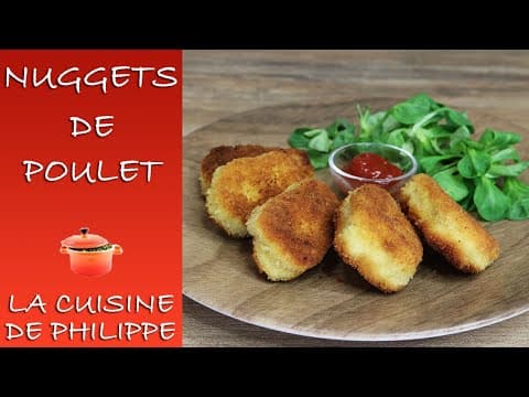 Homemade Chicken Nuggets - Delicious French snack with medium difficulty. Perfect recipe converted from YouTube video to PDF format.