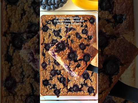 Healthy One Pan Blueberry Pie Baked Oats😍