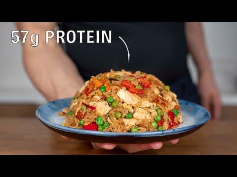 High Protein Fried Rice Made In 20 Minutes