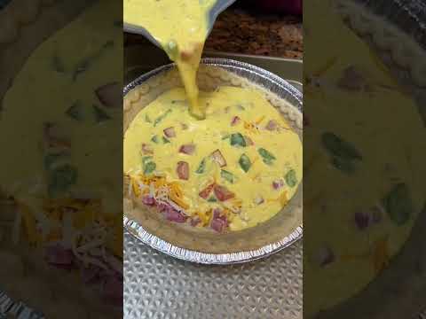 Ham and Cheese Baked Egg Casserole