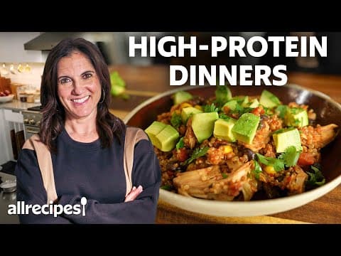 Five Fast and Simple High‑Protein Dinners - Delicious Fusion of Thai, Mexican, and Mediterranean cuisines recipe with intermediate difficulty. Perfect recipe converted from YouTube video to PDF format.