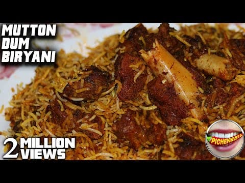 HYDERABAD MUTTON DUM BIRYANI with Perfect Masalas & Clear cut explanation by