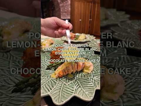 This is what I made as a personal chef in Beverly Hills. Butter poached lobster!