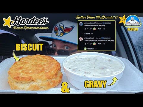 Hardee's® Biscuit & Gravy Review!