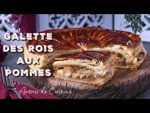 King Cake with Apples and Speculoos - Delicious French dessert with medium difficulty. Perfect recipe converted from YouTube video to PDF format.