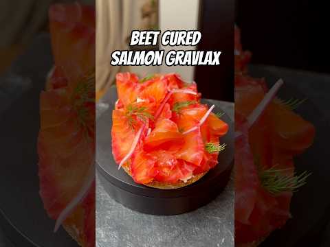 Beet Cured Salmon Gravlax