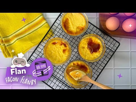 Mini homemade caramel flans - Delicious French dessert with easy difficulty. Perfect recipe converted from YouTube video to PDF format.