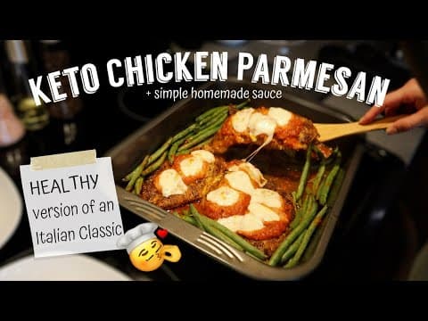 Keto Chicken Parmesan & San Marzano Tomato Sauce *RECIPE*
