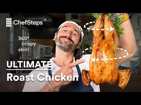 Ultimate Crispy Roast Chicken with Brine Injection and Hanging