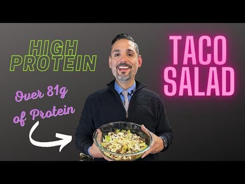 High Protein Taco Salad