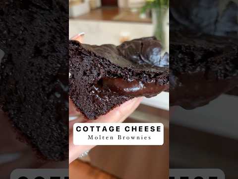 The BEST cottage cheese brownies! (low carb, high protein)