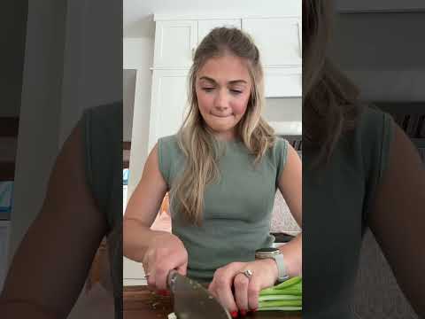 Attempting to make the viral green goddess salad