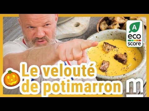 Velouté de potimarron - Delicious Française soup with easy difficulty. Perfect recipe converted from YouTube video to PDF format.
