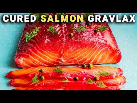 How to Make Salmon Gravlax / Cured Salmon