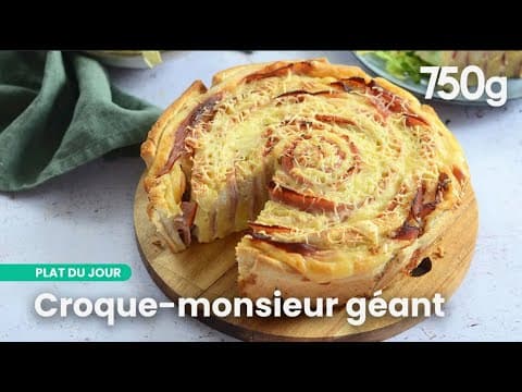 Croque Monsieur en forme d'escargot - Delicious Française main course with medium difficulty. Perfect recipe converted from YouTube video to PDF format.
